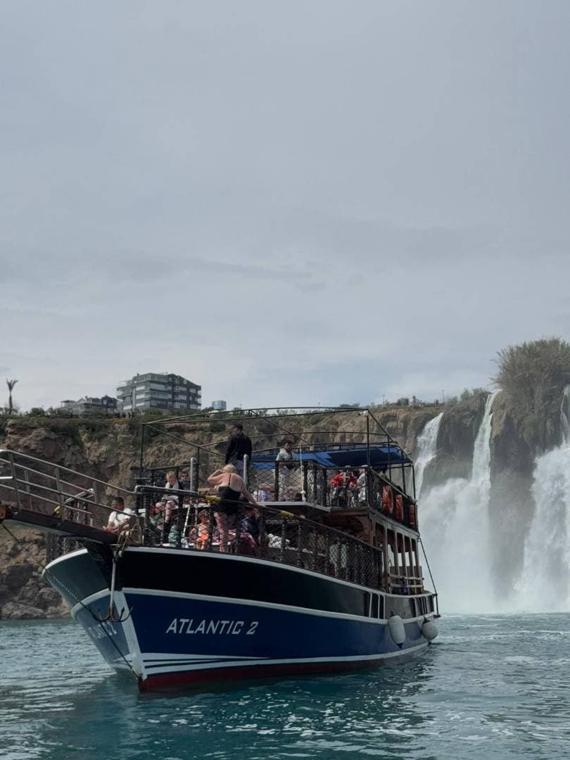 Duden Şelalesi’ne Atlantic 2 Relax Tekne Turu