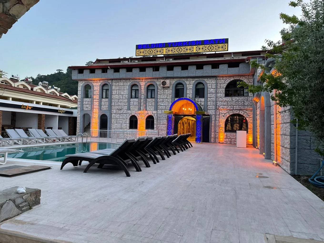Marmaris'teki Geleneksel Türk Hamamı 'Beldibi'