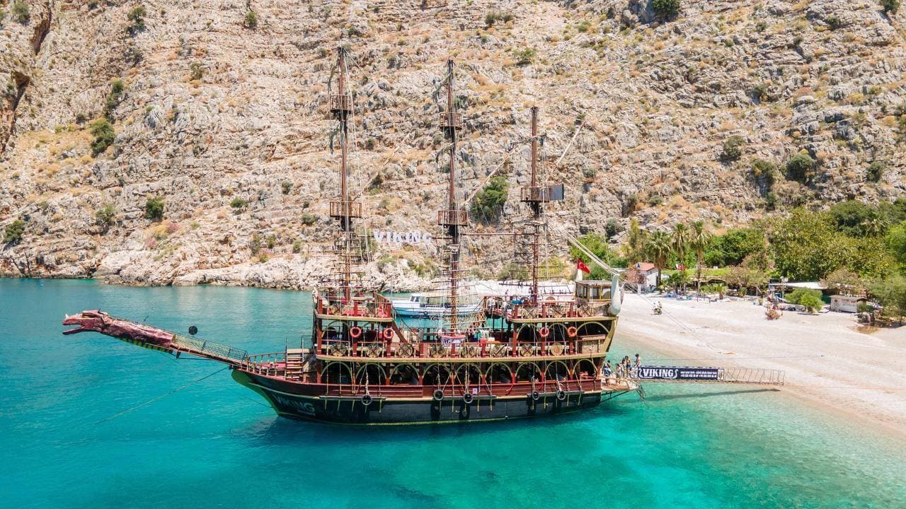 Rejs statkiem pirackim „VIKING” w Fethiye i Ölüdeniz