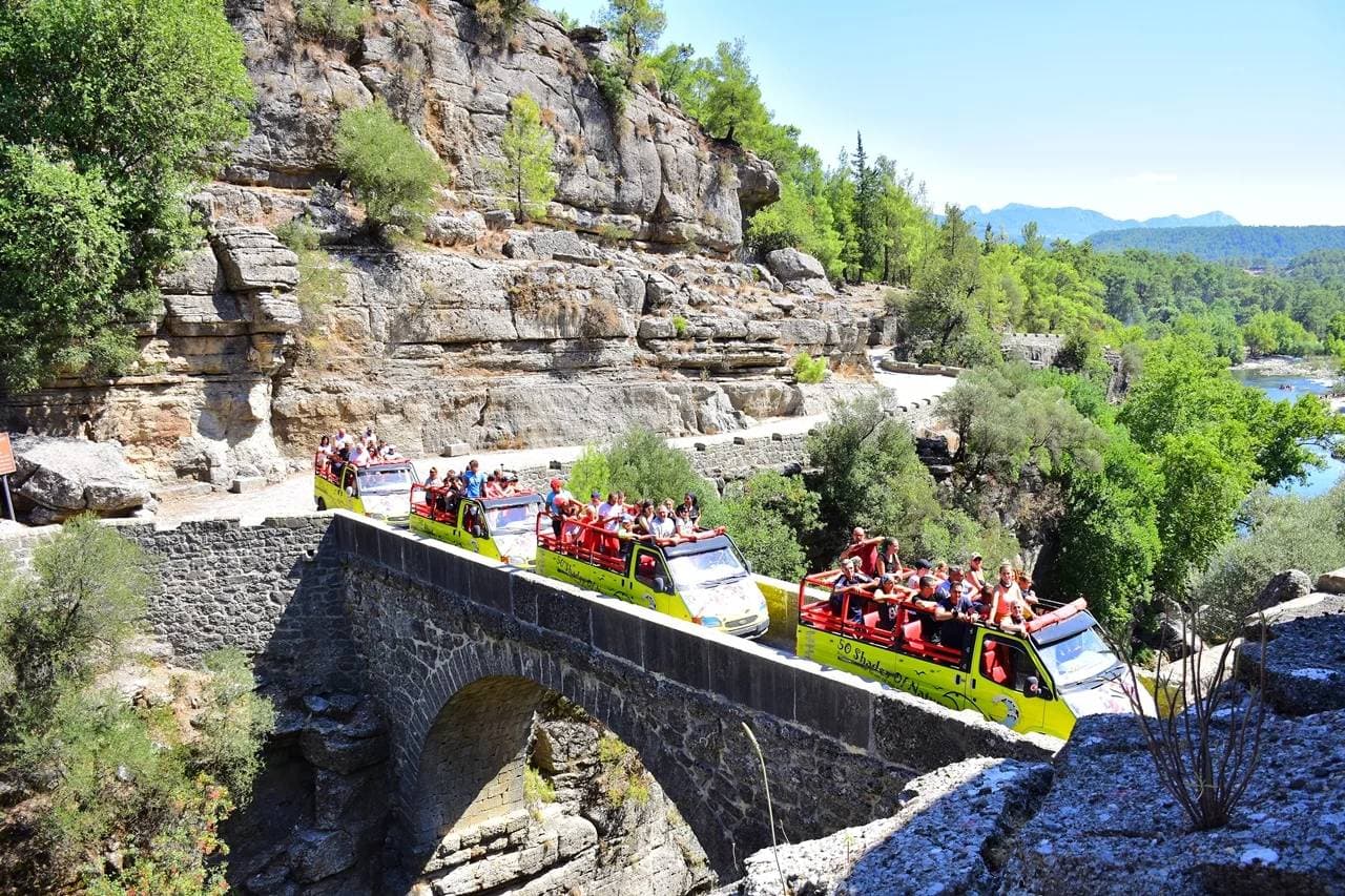 5'i 1 Arada Macera: Tazı Kanyonu, Rafting, Zipline, Cabrio Safari ve Koprulu Kanyonu