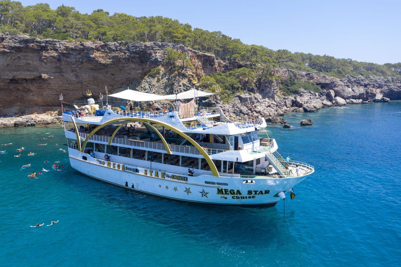Mega Star Boat Trip (Transfer from Antalya/Belek)